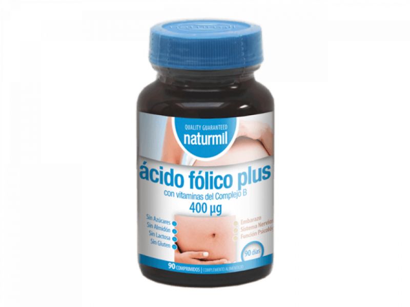 FOLIUMZUUR PLUS 90 Comp - NATURMIL