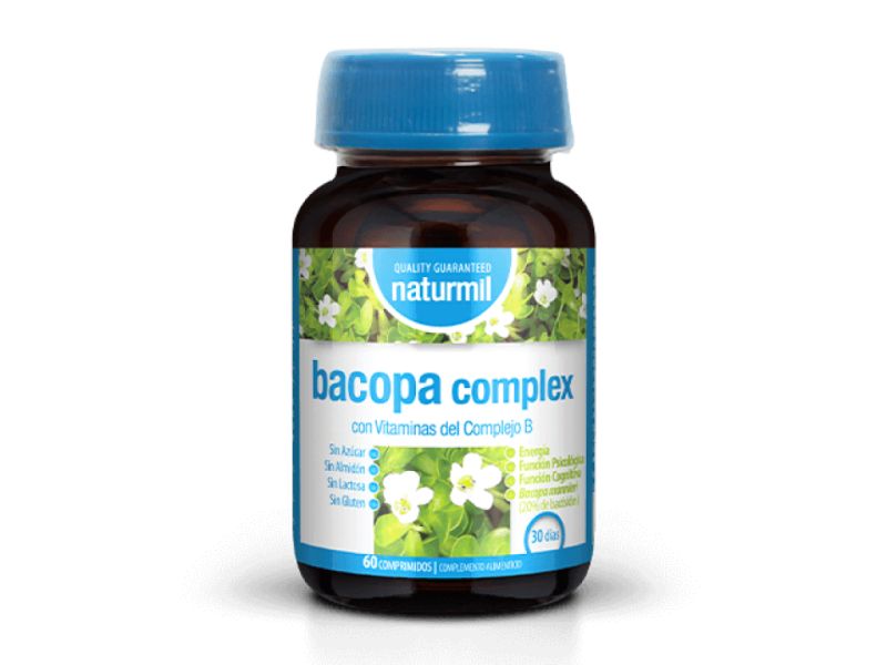 BACOPA COMPLEX NATURAL 60 Comp - NATURMIL