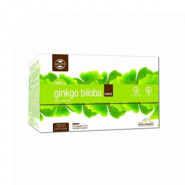 GINKGO BILOBA 1500 mg X 20 Ampollas - NATURMIL