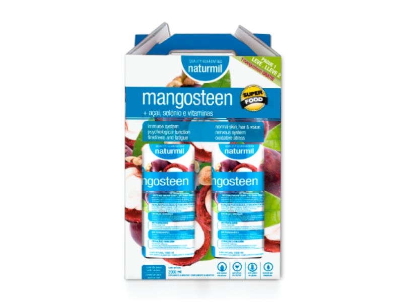 MANGOSTEEN NATURAL JUICE PACK 1000 ml - NATURMIL