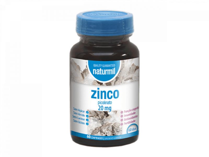 ZINC 20 mg 60 Comp - NATURMIL