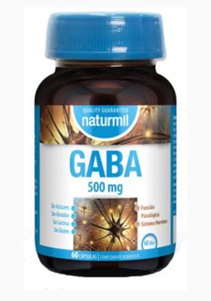 Gaba 500 mg 60 Cápsulas - NATURMIL