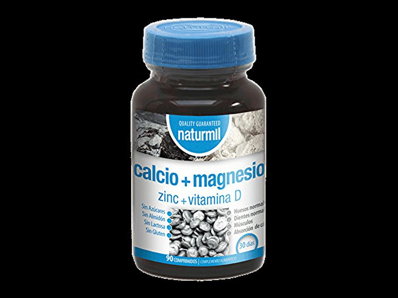 CALCIUM+MAGNÉSIUM+ZINC VIT D 90 comp + 33% GRATUIT