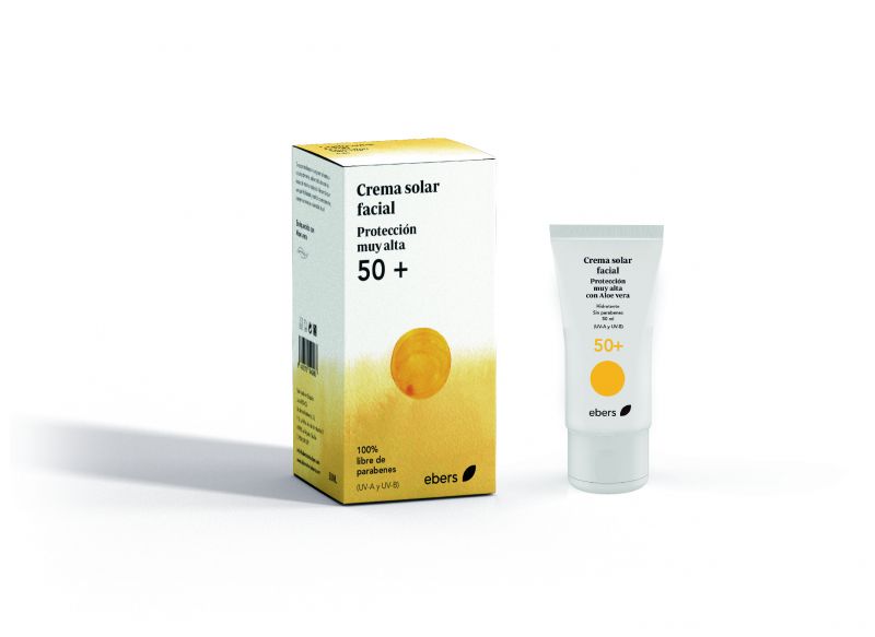 Solskyddsmedel SPF 50 50 ml - EBERS