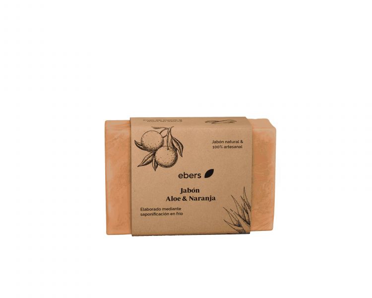 Aloë- en Sinaasappelzeep 100 g - EBERS