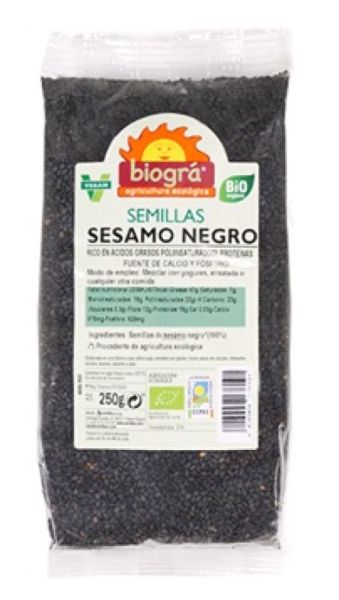 BIO Black Sesame 250 g - BIOGRÁ