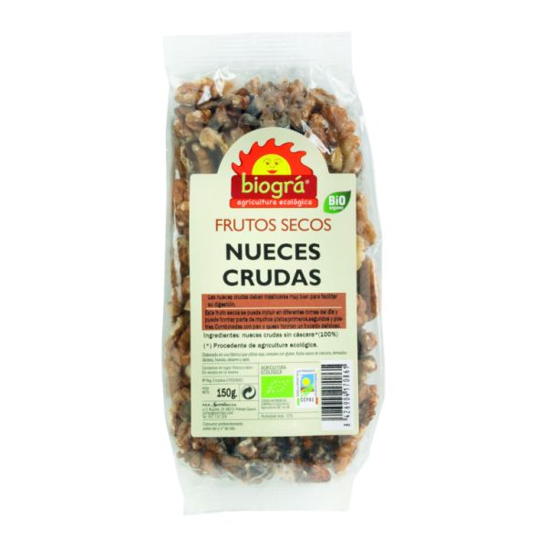 Nozes Descascadas Cruas BIO 150 g - BIOGRA