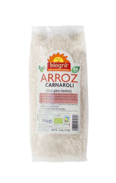 Arròs Carnaroli Blanc BIO 500 g - BIOGRÁ