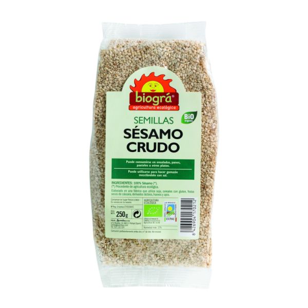 Gergelim cru BIO 250 g - BIOGRA