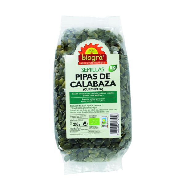 Graines de Courge BIO 250 g - BIOGRÁ