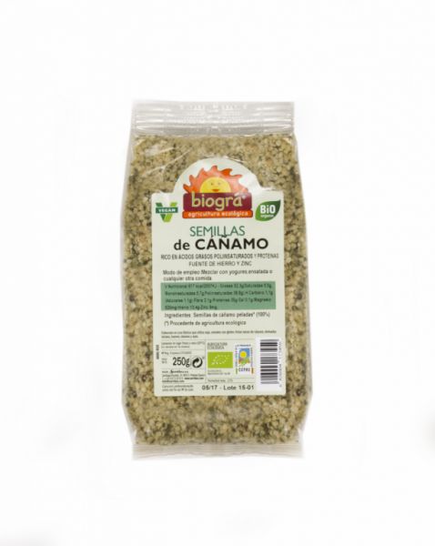 BIO Hemp Seeds 250 g - BIOGRÁ