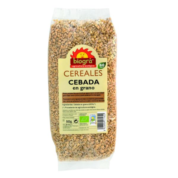 Barley Grain BIO 500 g - BIOGRÁ