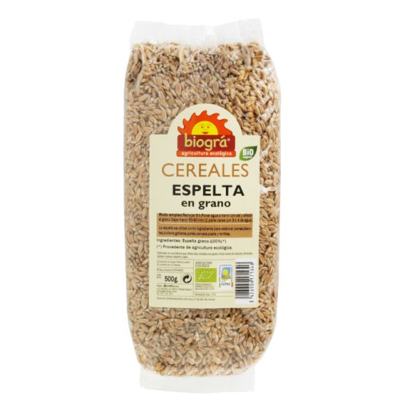 Espelta en grano BIO 500 g - BIOGRÁ