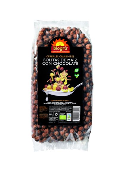 Corn Balls with Chocolate BIO 250 g - BIOGRÁ