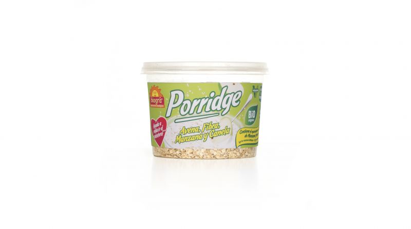 Porridge de Avena con Manzana y Canela BIO