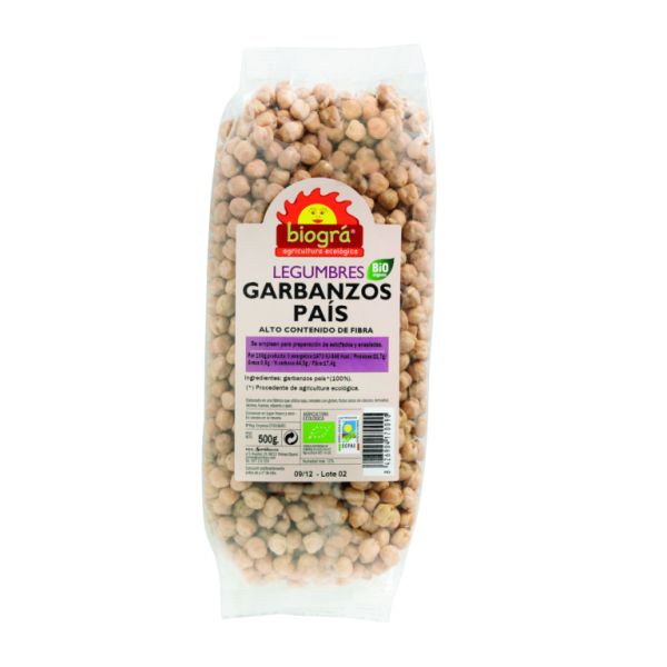 Chickpeas Country BIO 500 g - BIOGRÁ