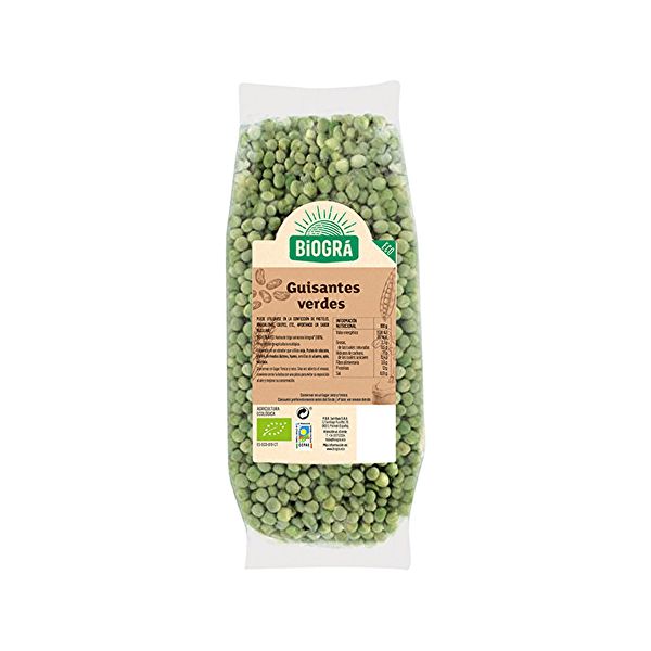 BIO Ervilhas Verdes 500 g. Leguminosa - BIOGRA