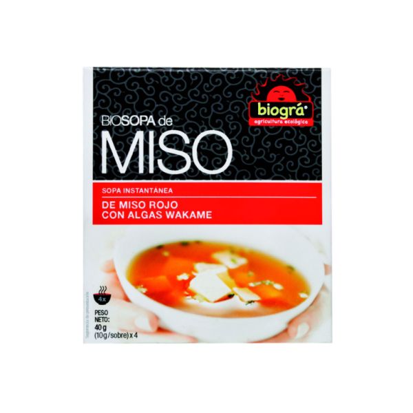 Sopa de Missô com Algas 40 g - BIOGRA