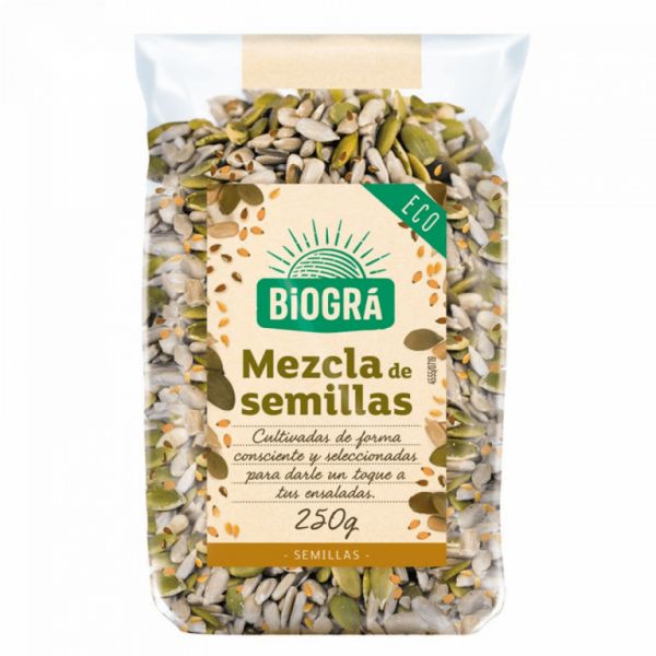 Barreja de llavors ECO 250 g - BIOGRÁ