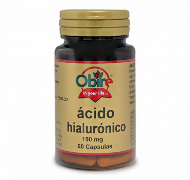 ÀCID HIALURÒNIC 100 mg 60 Caps - OBIRE