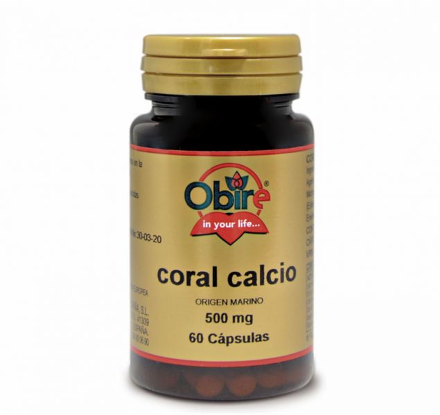 CALCIO DI CORALLO 500 mg 60 Caps - OBIRE