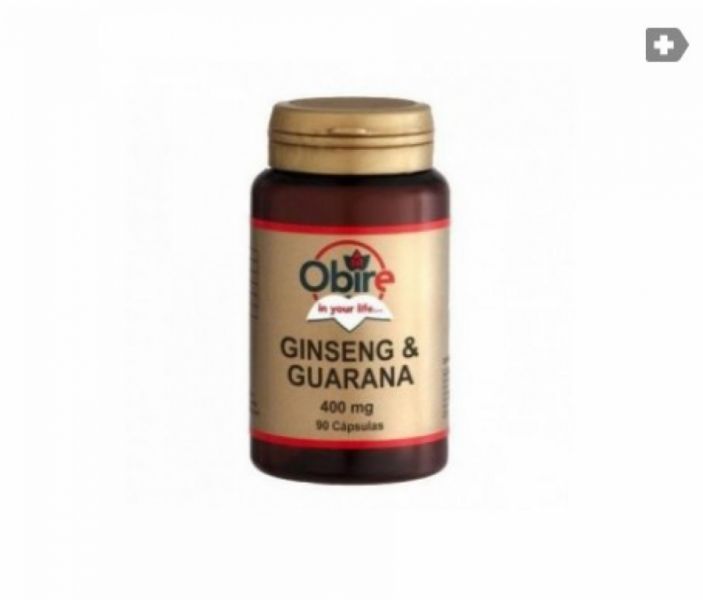 GINSENG + GUARANA 400 mg  90 Caps - OBIRE