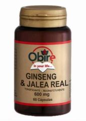 Acheter OBIRE GINSENG + GELÉE ROYALE 600 mg 60 Gélules Par 11,10€