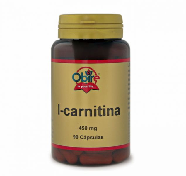 L-CARNITINA 450 mg  90 Caps - OBIRE