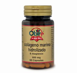 Buy OBIRE Hydrolyzed collagen + Magnesium 600 mg 60 Capsules By 12,40€