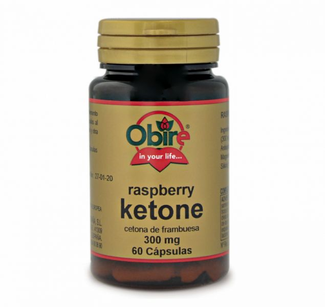 CÉTONES DE FRAMBOISE 300 mg 60 Gélules - OBIRE