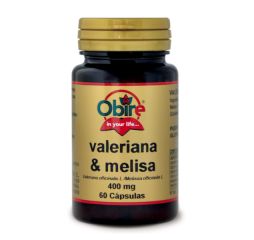 Buy OBIRE VALERIAN + LEMON BALM 200 mg DRY EXTRACT 60 Caps By 8,25€