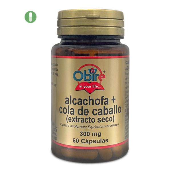 ALCACHOFA+COLA DE CABALLO (EXT SECO) 300 mg 60 Cap