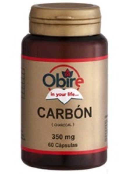 Carbó Vegetal 350 mg 60 Càpsules - OBIRE