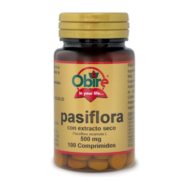 Passiebloem droog extract 100 tabletten - OBIRE