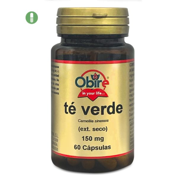 Estratto Secco di Tè Verde 150 mg 60 Capsule