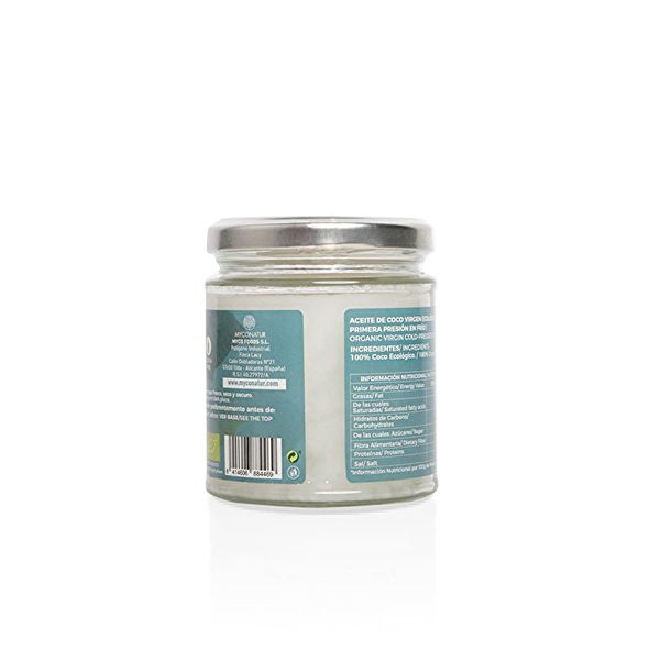 Aceite de coco virgen ecológico 200g - MYCONATUR Img 2