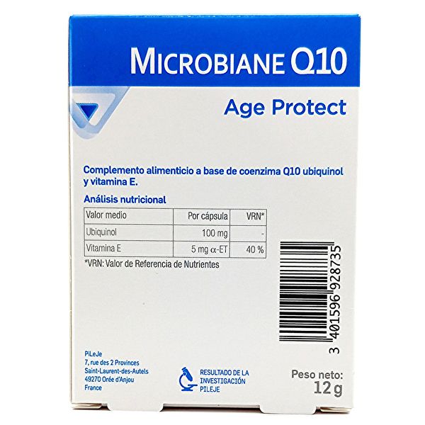 Microbiane Q10 Age Protect 30 Cápsulas - PILEJE Img 4