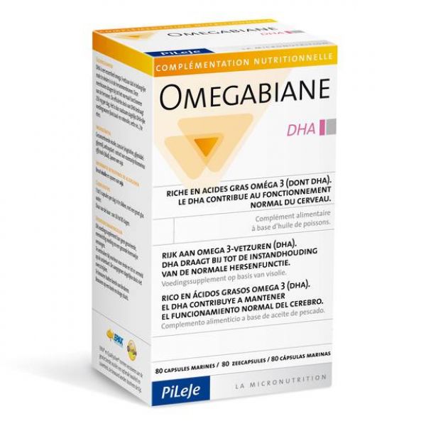 Omegabiane DHA 700 mg 80 Cápsulas - PILEJE