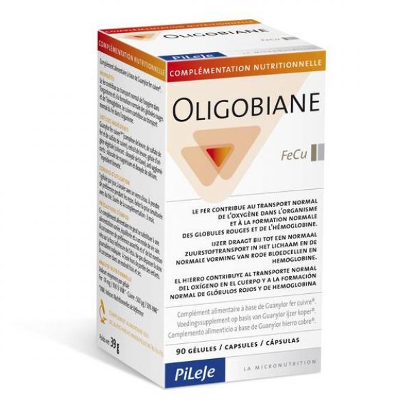 Oligobiane FeCu 440 mg 90 cápsulas - PILEJE