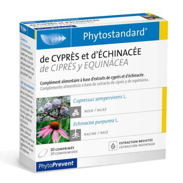 Phytostandard Cyprès Echinacée 30 Comprimés