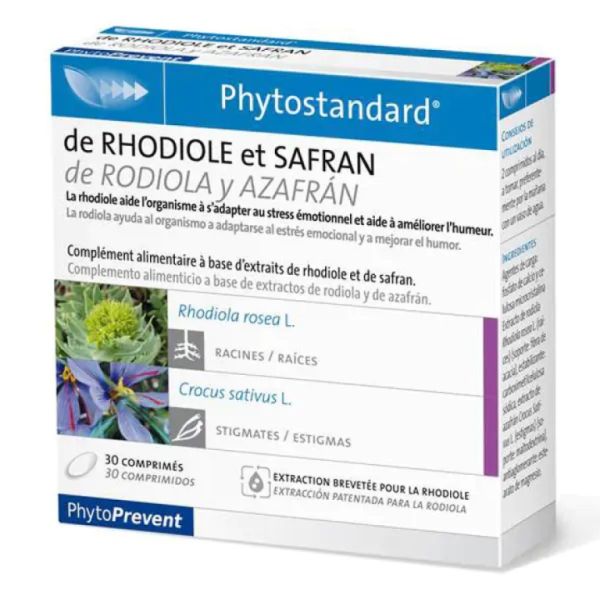 Rhodiola Saffraan 30 tabletten - PILEJE