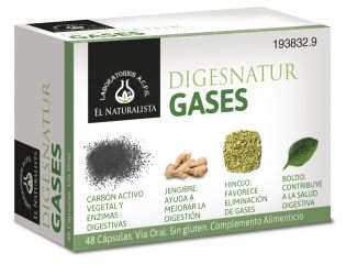 köpa EL NATURALISTA Digesnatur Gases 48 kapslar Förbi 14,13€