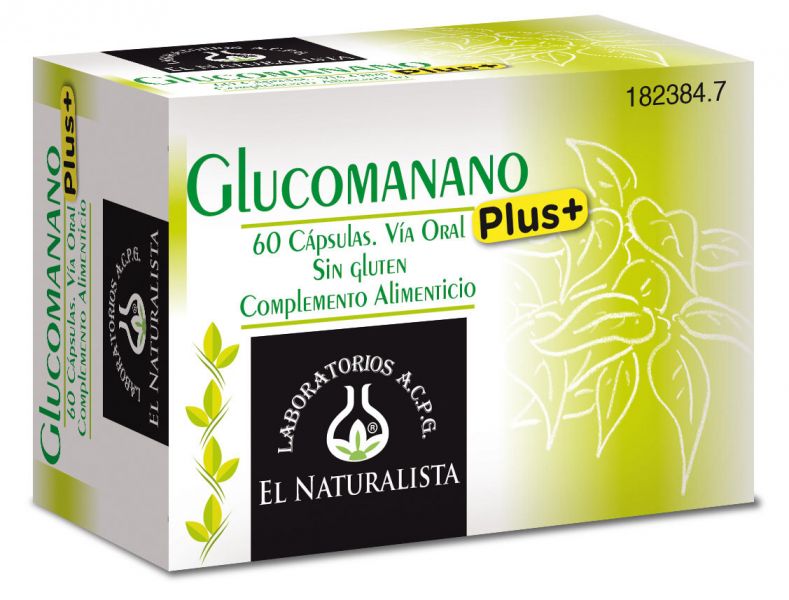 Glucomanano Plus 60 Càpsules - EL NATURALISTA