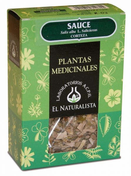 Corteza Sauce Salix Alba L. 80 g Trociscos