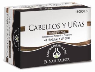 Comprar EL NATURALISTA Cabello y Uñas 48 Cápsulas Por 14,93€