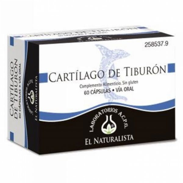 Cartilage de Requin 500 mg 60 Gélules