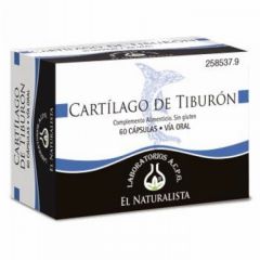 Comprar EL NATURALISTA Cartílag de Tauró 500 mg 60 Càpsules Per 28,05€