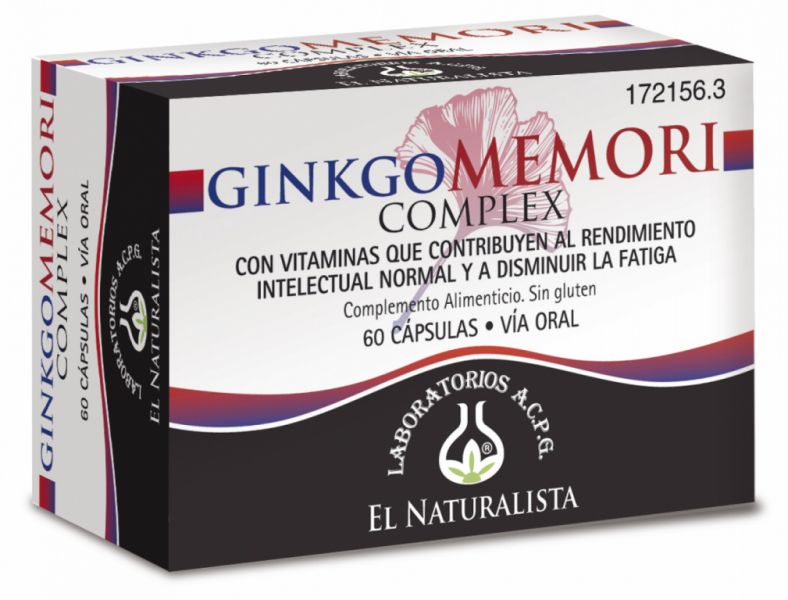 Complesso Ginkgomemori 60 capsule - EL NATURALISTA