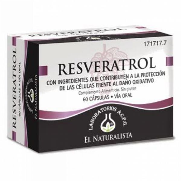 Resveratrol 60 Cápsulas - EL NATURALISTA