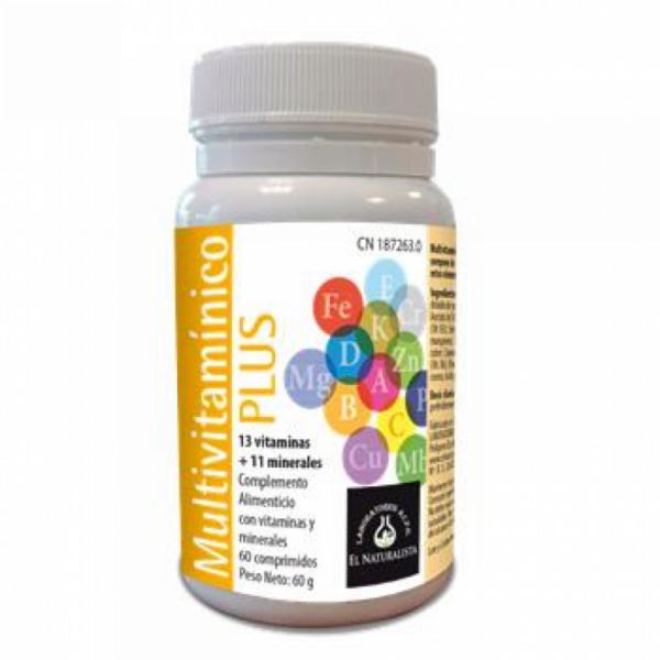 Multivitamin Plus 60 Tablets - EL NATURALISTA